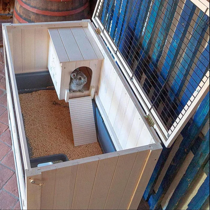 Клітка дерев'яна для кроликів CAGE COTTAGE 107,5 x 61,5 x h 102 cm - Зображення 4