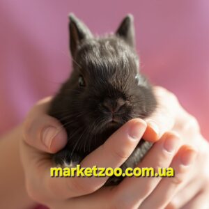 Попереднє бронювання!Порода"Mini netherland dwarf rabbit",окрас"Чорний",вік 1міс,дівчинка
